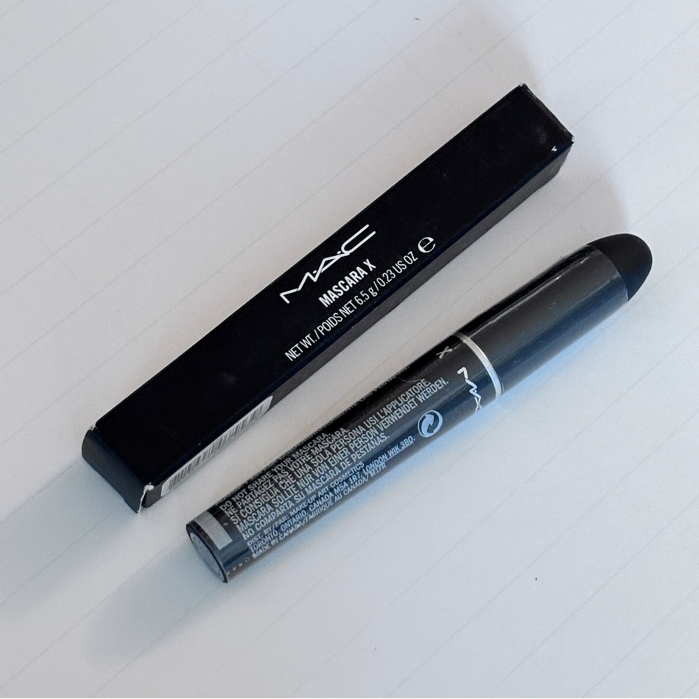 MAC ~DARK BROWN~ MASCARA ‘X’ ~ VINTAGE/COLLECTIBLE - HTF! (Read Description)***